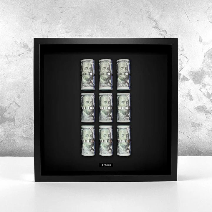 Cash Motivation Wall Frame 12×12 Inch