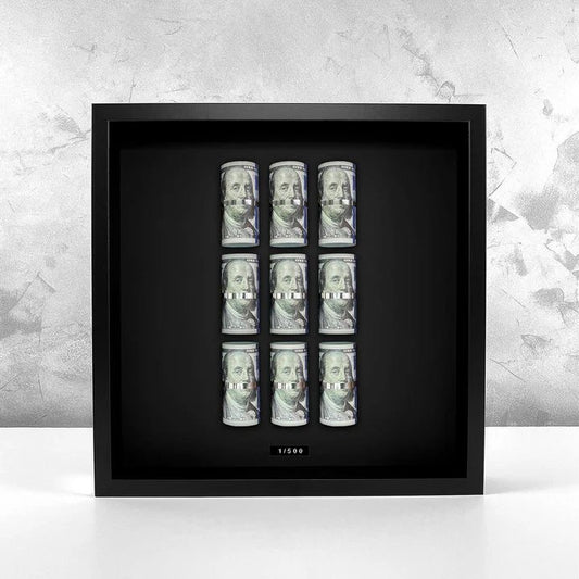 Cash Motivation Wall Frame 12×12 Inch